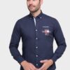 P23H-5443-AZM CAMISA POLO TEAM BORDADA COLOR AZUL MARINO