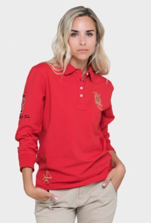 P23M-5552-RJ POLO MODELO VLC TEAM ROJO