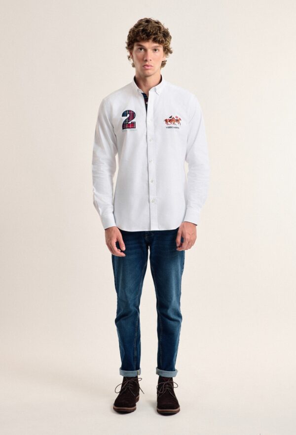 P24H-6007-BL HOMBRE CAMISA CABALLOS - Imagen 6