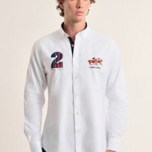 P24H-6007-BL HOMBRE CAMISA CABALLOS