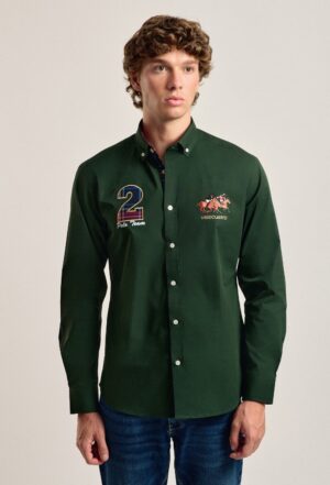 P24H-6008-VDI HOMBRE CAMISA CABALLOS