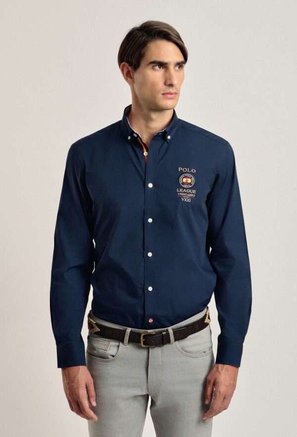 P24H-6009-AZM HOMBRE CAMISA ESPAÑA