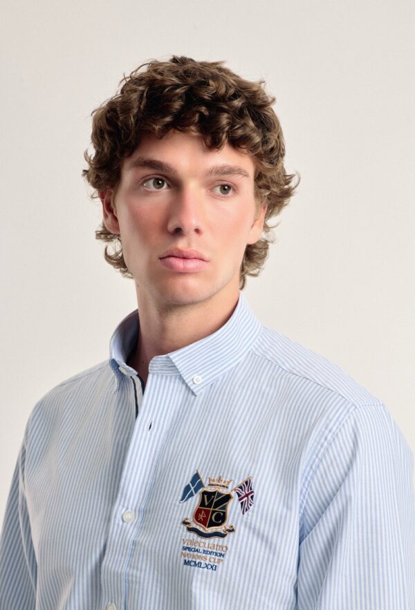 P24H-6011-CEL HOMBRE CAMISA BANDERAS - Imagen 4