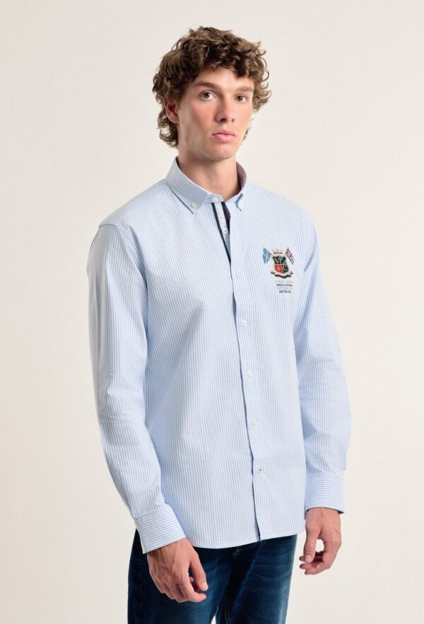 P24H-6011-CEL HOMBRE CAMISA BANDERAS - Imagen 2