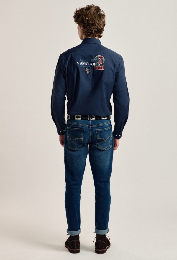 P24H-6006-AZM HOMBRE CAMISA CABALLOS - Imagen 4