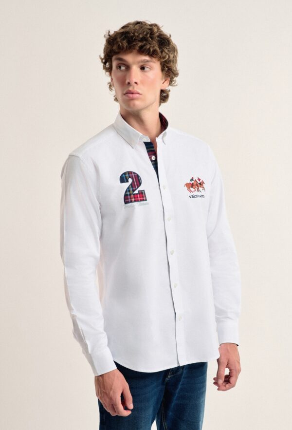 P24H-6007-BL HOMBRE CAMISA CABALLOS - Imagen 3