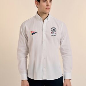 P25H-6153-BL CAMISA YATCH TEAM BLANCA