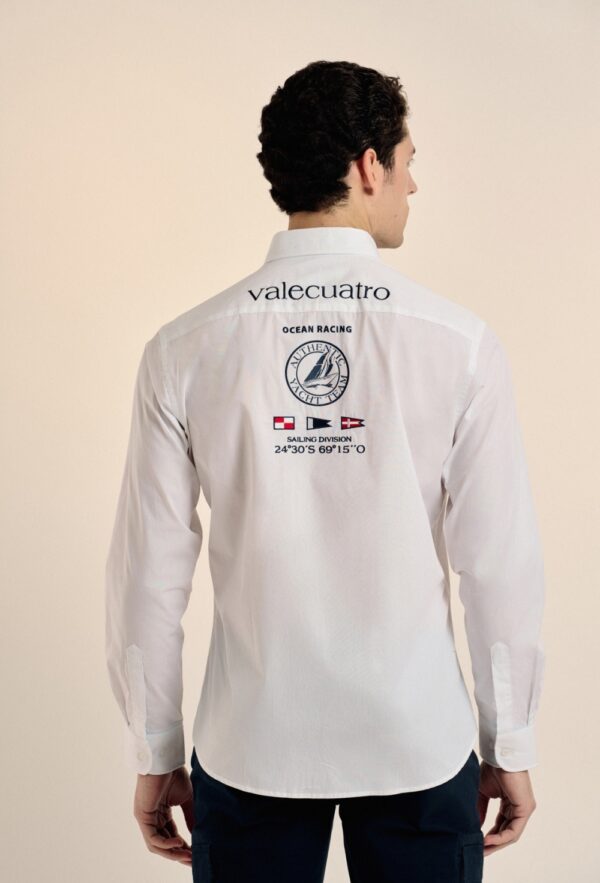 P25H-6153-BL CAMISA YATCH TEAM BLANCA - Imagen 3
