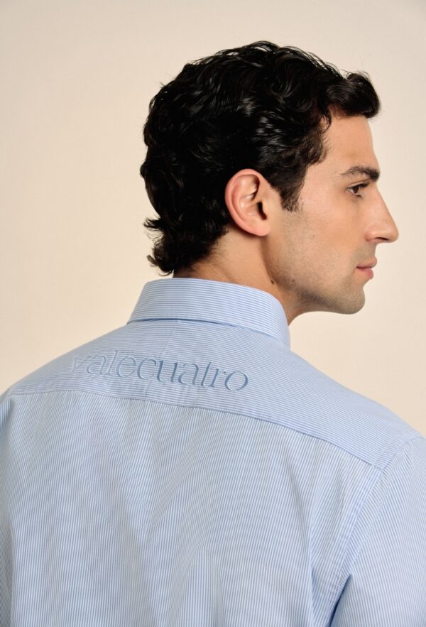 P25H-6152-CEL CAMISA CELESTE MODELO ESCUDO - Imagen 3
