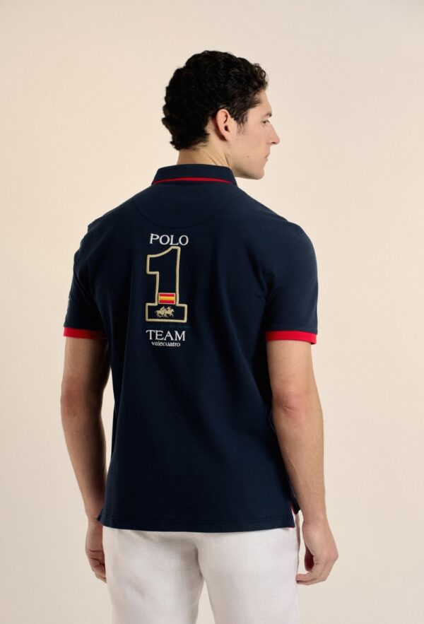 P25H-6178-AZM POLOS ESCUDO ESPAÑA AZUL MARINO - Imagen 5