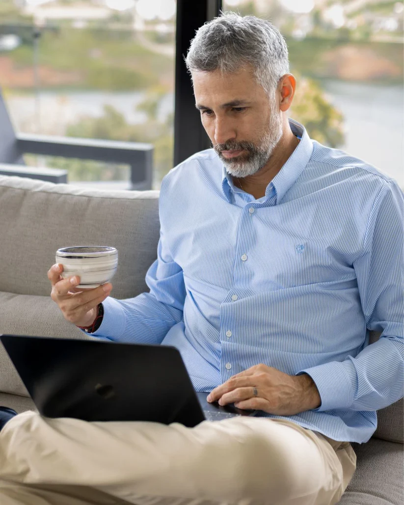 53711 Camisa Performance Antiarrugas Rayas - Imagen 6