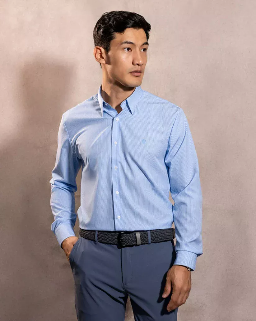 53711 Camisa Performance Antiarrugas Rayas - Imagen 2