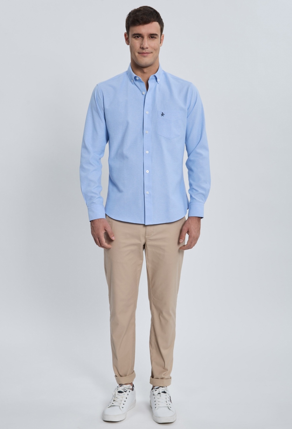 P25H-6342-CEL Camisa bolsillo celeste - Imagen 2