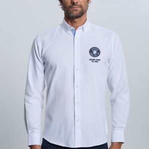 P25H-6349-BL Camisa bordada Valecuatro blanca