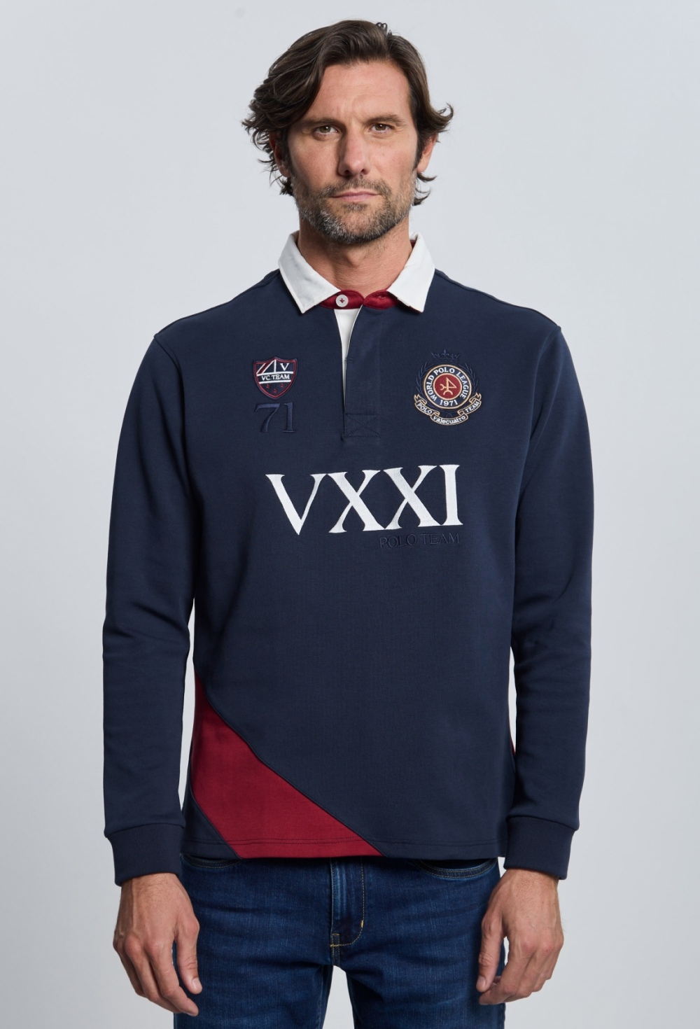 P25H-6379-AZM RUGBY H ESCUDO