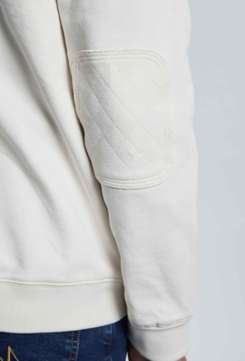 P25H-6399-BR Sudadera smoking blanco roto - Imagen 2