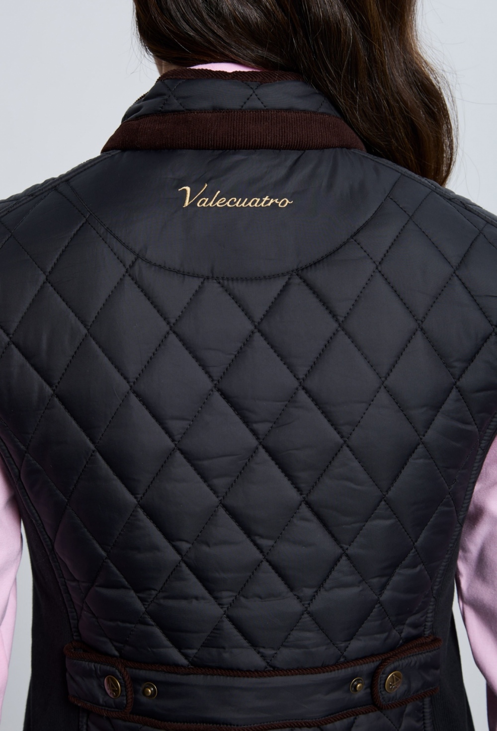 P25M-6456-NG Chaleco husky de mujer azul negro - Imagen 5