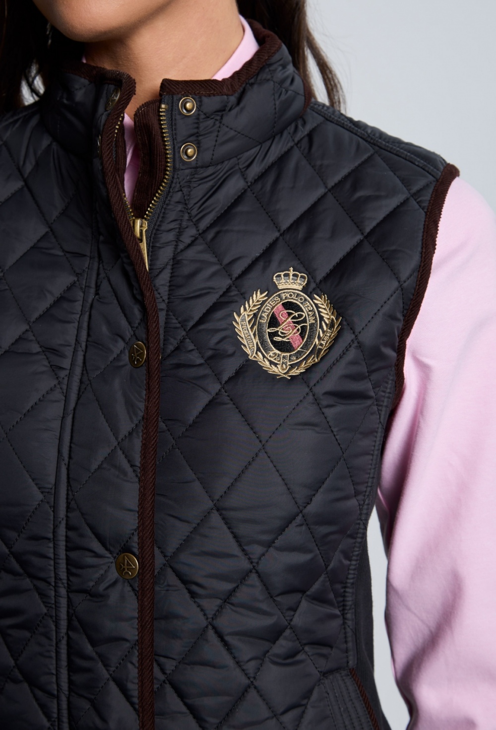 P25M-6456-NG Chaleco husky de mujer azul negro - Imagen 6