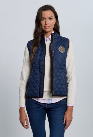 P25M-6455-AZM Chaleco husky de mujer azul marino