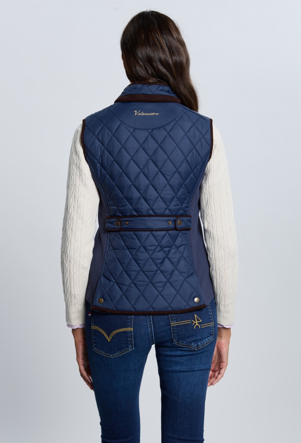 P25M-6455-AZM Chaleco husky de mujer azul marino - Imagen 4