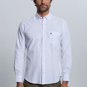 P25H-6341-BL Camisa bolsillo blanca