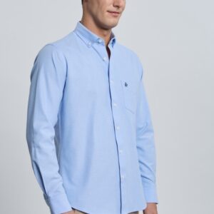 P25H-6342-CEL Camisa bolsillo celeste