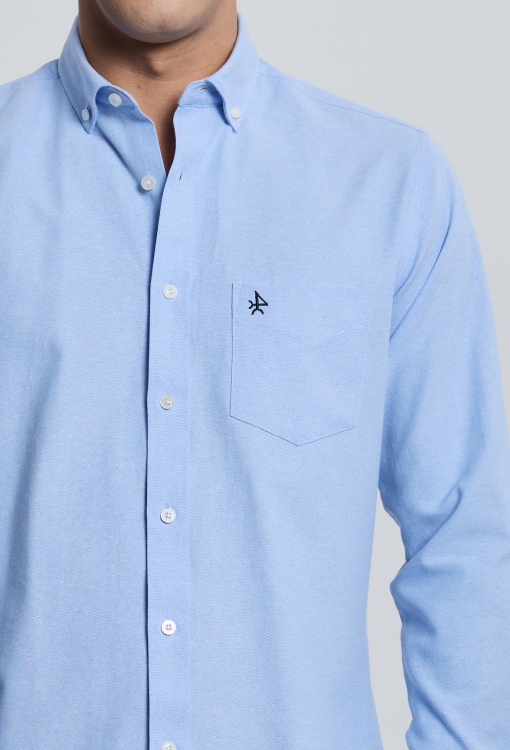 P25H-6342-CEL Camisa bolsillo celeste - Imagen 4