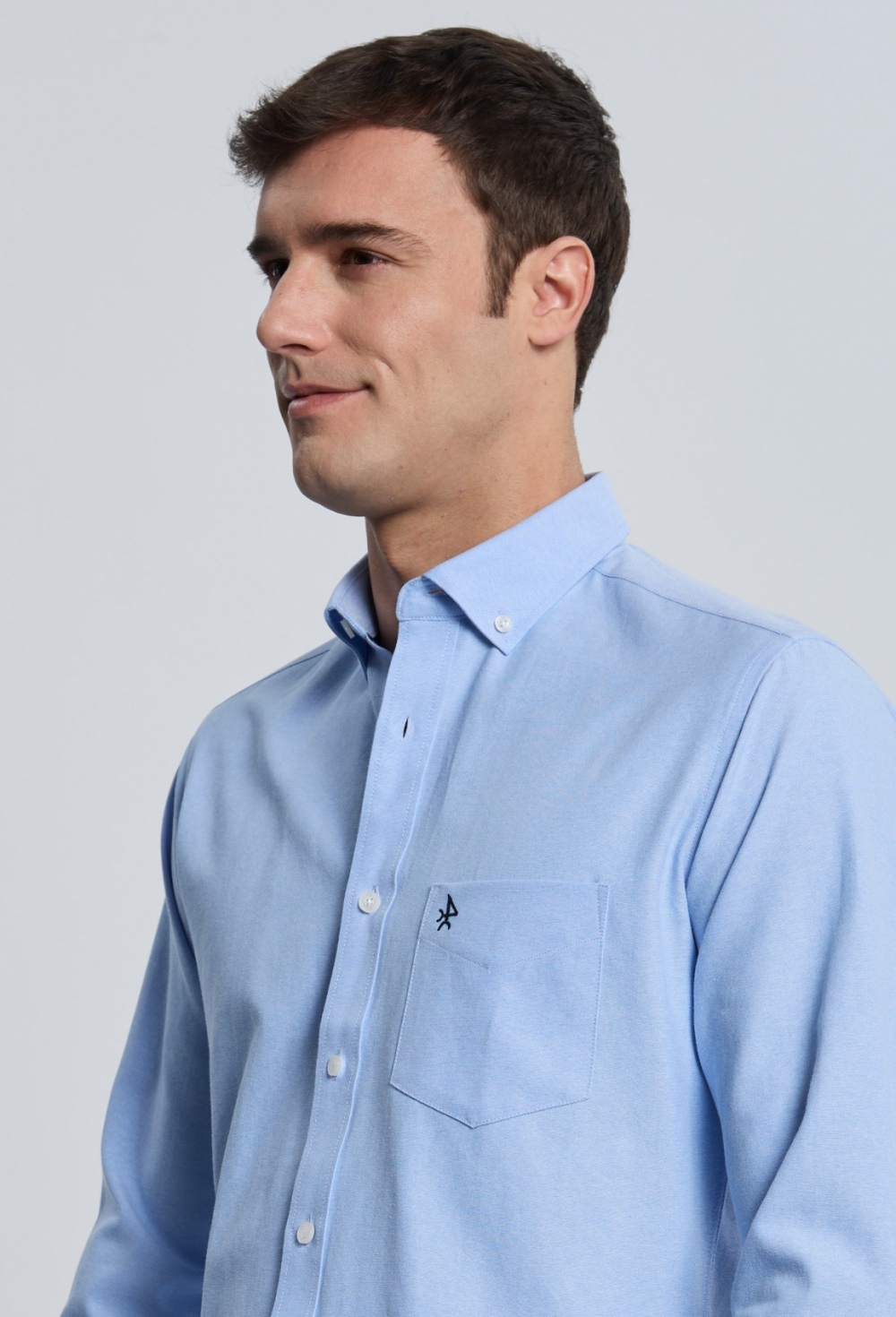 P25H-6342-CEL Camisa bolsillo celeste - Imagen 5