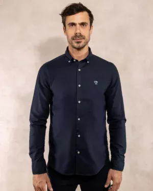 72461131 Camisa Antimanchas Oxford Azul - Regular Fit