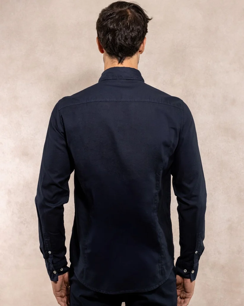 72461131 Camisa Antimanchas Oxford Azul - Regular Fit